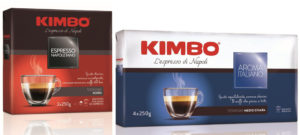 Le nuove confezioni della linea Moka di Kimbo si contraddistinguono per l’uso di colori e grafici - a differenziare e illustrare gli aromi - e per i testi dedicati ai profili sensoriali delle miscele.