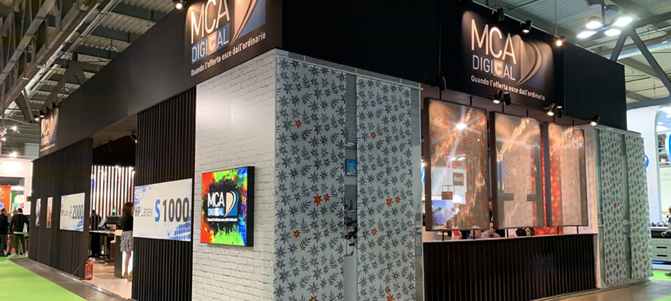 MCA Digital a Viscom Italia 2019: sostenibilità, textile e stampa 3D